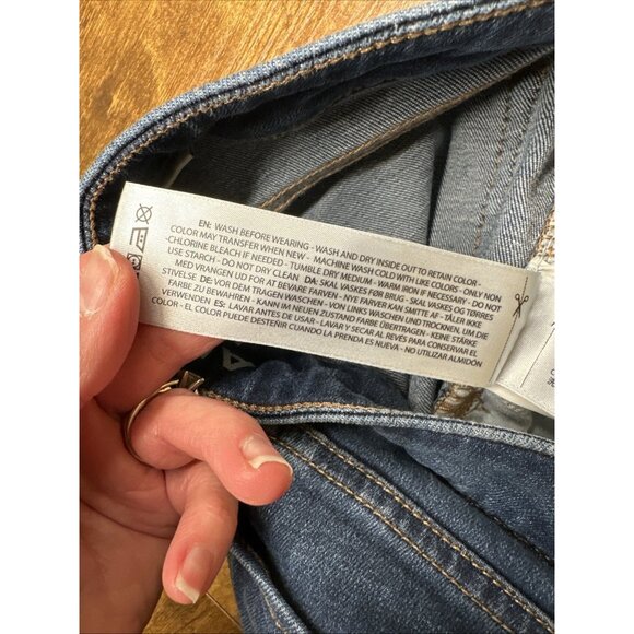 Ariat Trouser Jeans Mid Rise Stretch Kelsea Wide Leg Denim 10027695 Western - Picture 12 of 14